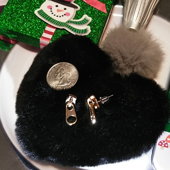 🔥Gold Plated New And Chic Gold Zipper Earrings - Picture 4 of 4